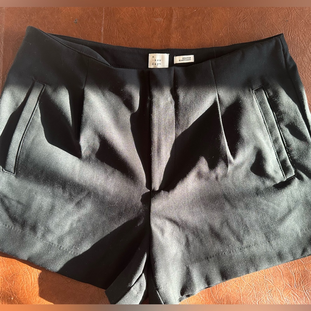 High Waisted Pleated Shorts